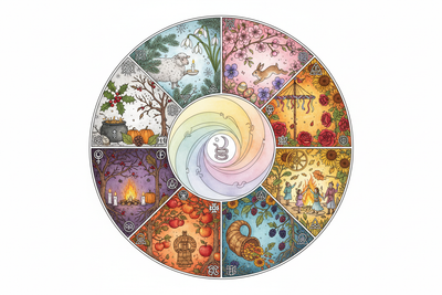 Seasonal Plant Magic: The Wheel of the Year in Global Herbalism - Cyclical Botanicals & Cross-Cultural Harvest Wisdom