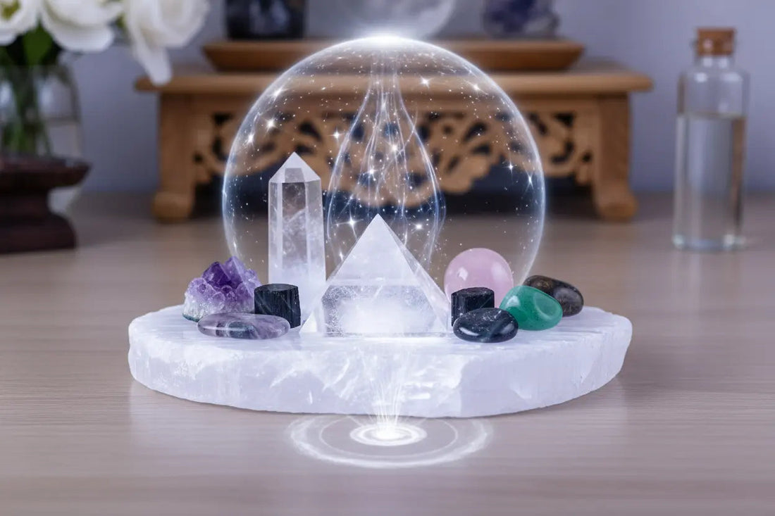 Selenite Charging Plate: Complete Guide to Cleansing & Charging Crystals - Nicole's ritual universe