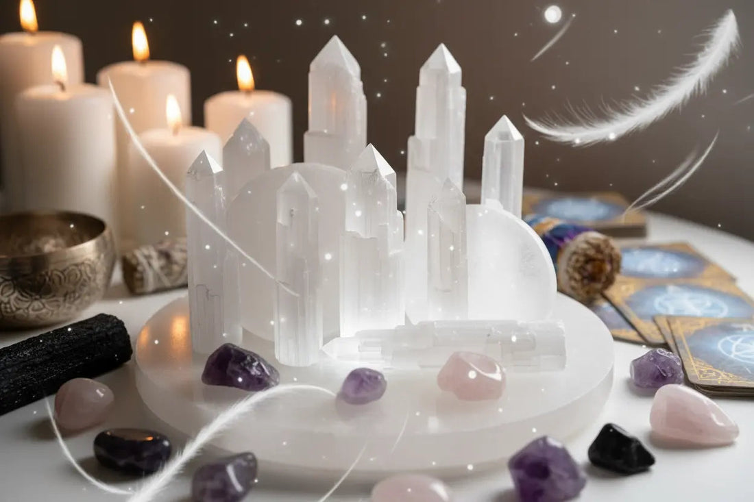Selenite Cleansing: Complete Guide to Using Selenite for Crystal Cleansing and Space Clearing Nicole's ritual universe