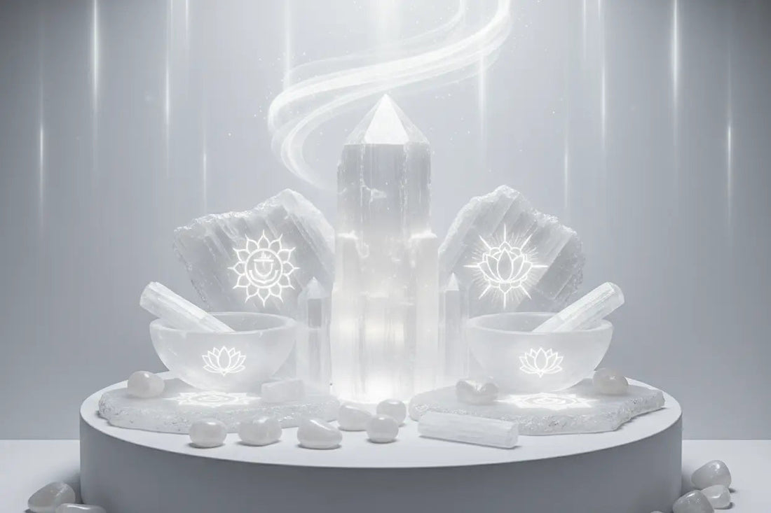 Selenite vs Clear Quartz: Which Cleansing Crystal is Right for You? - Nicole's ritual universe