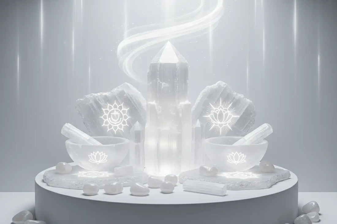 Selenite vs Clear Quartz: Which Cleansing Crystal is Right for You? - Nicole's ritual universe