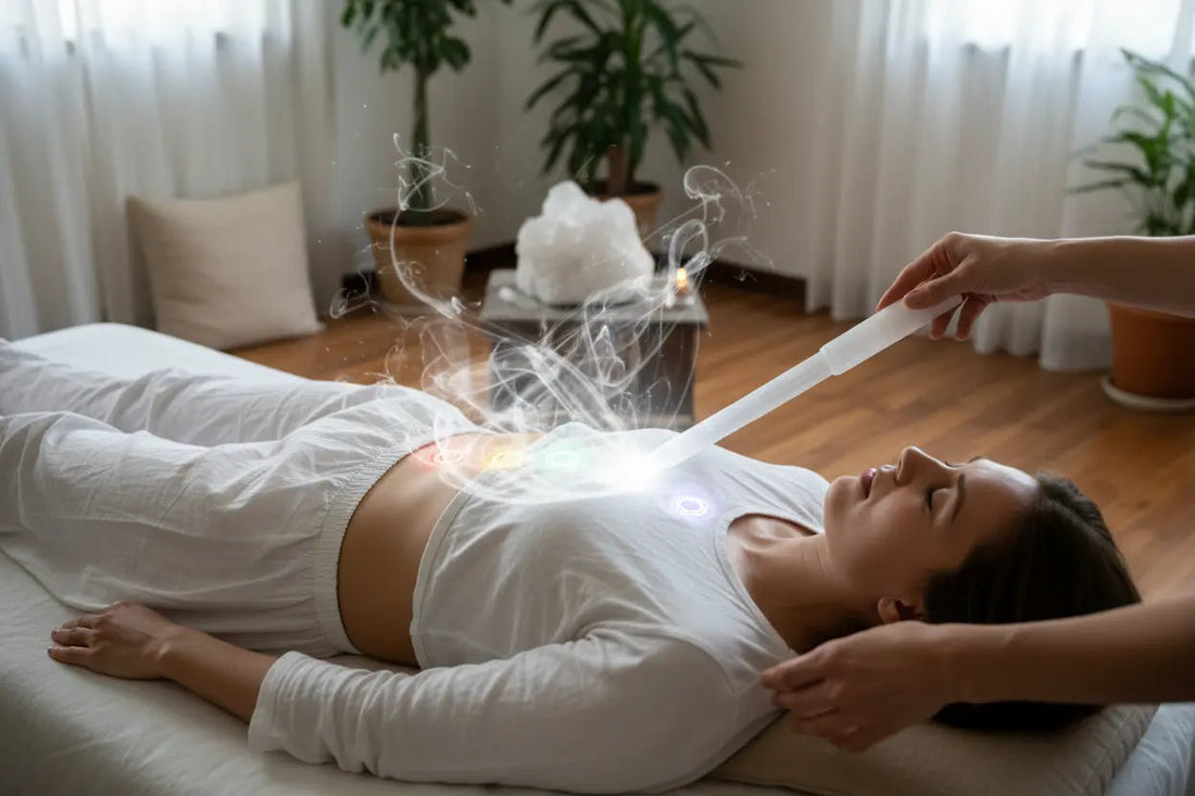 Selenite Wand Techniques: Energy Clearing & Chakra Work - Nicole's ritual universe