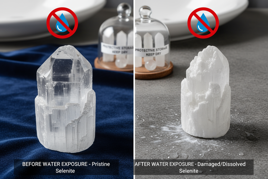 Selenite Water Warning: Why It Dissolves & What Happens