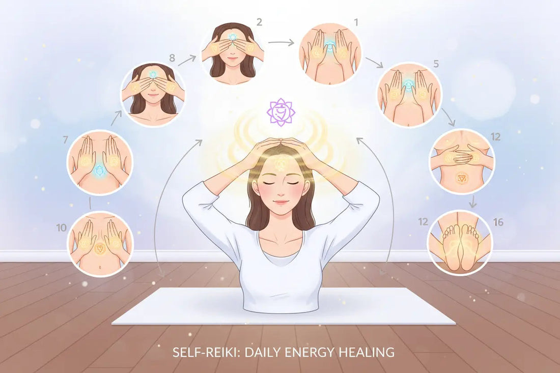Self-Reiki Tutorial: Heal Yourself Daily (Hand Positions) - Nicole's ritual universe