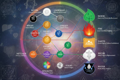 Sephirotic Correspondences: Planets, Colors, Virtues