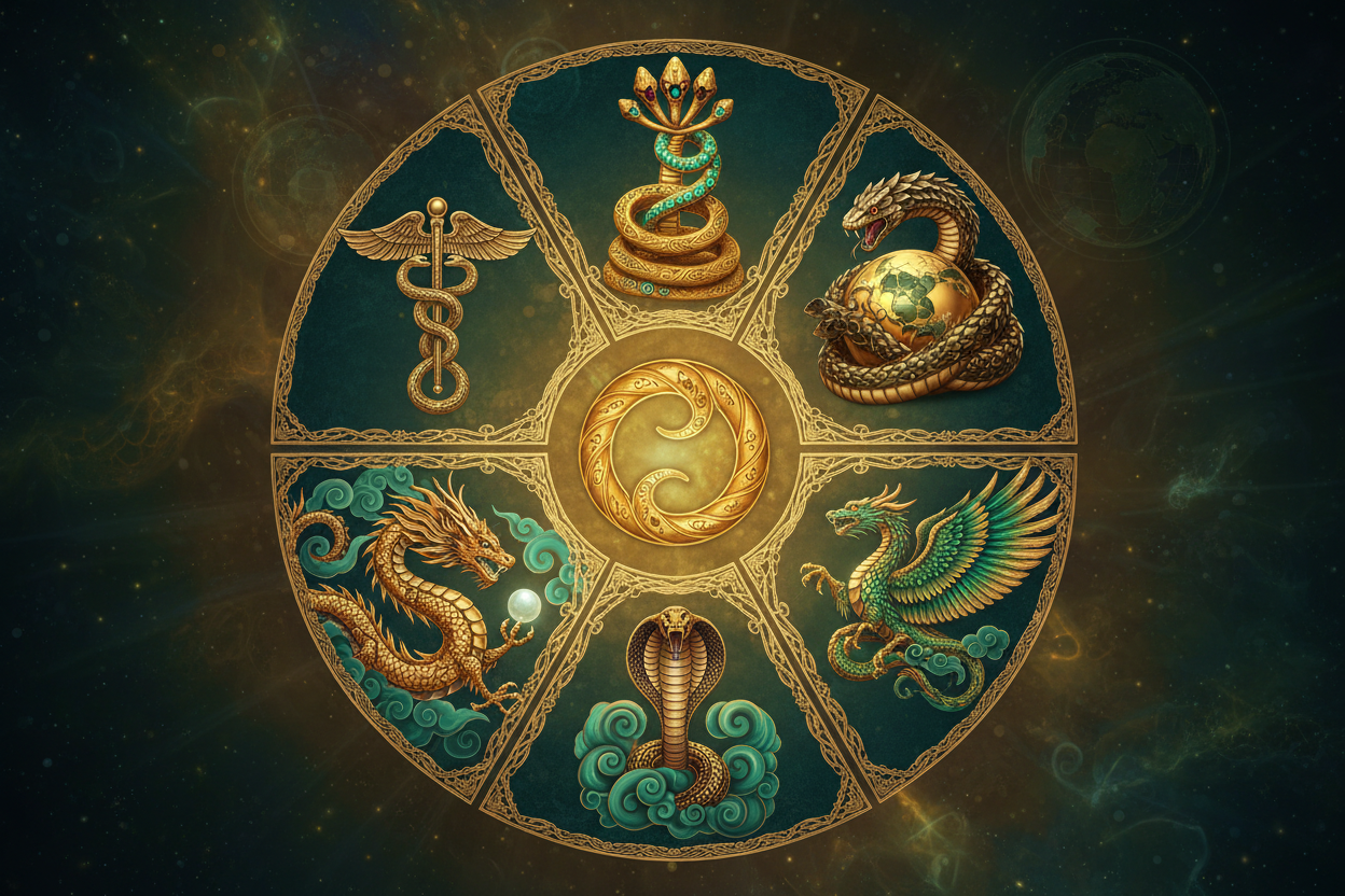 Serpent Symbolism: Kundalini, Ouroboros, and the Dragon's Universal ...