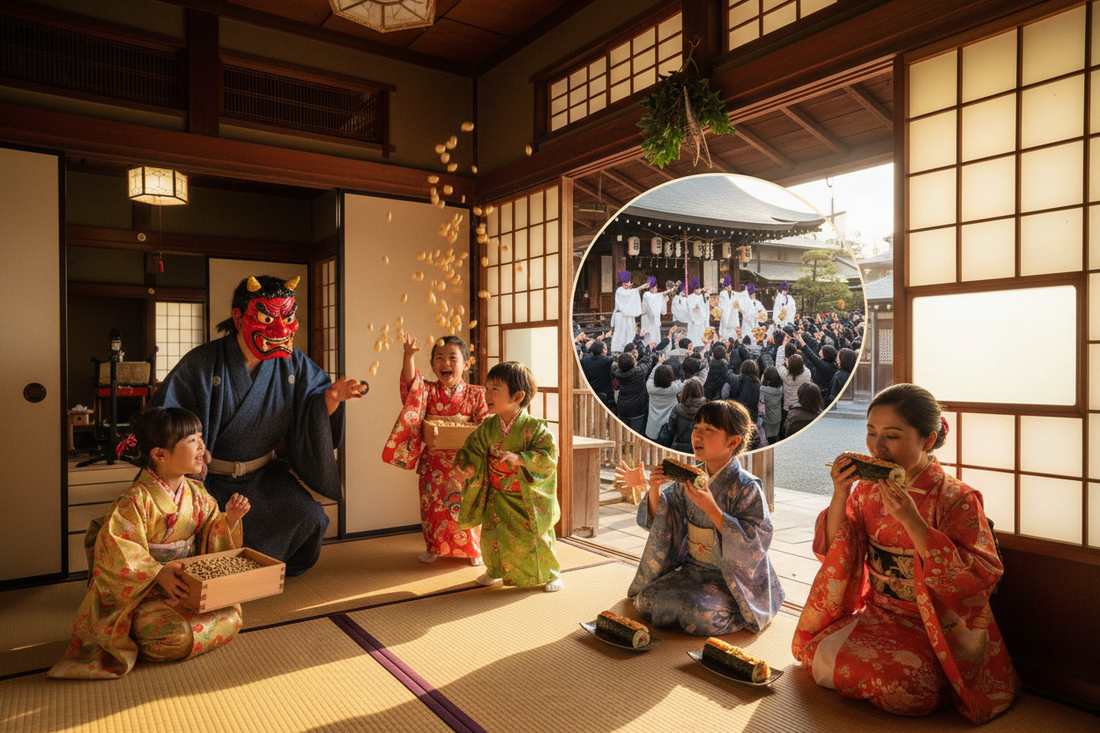 Setsubun: Japanese Bean Throwing - Demon Expulsion, Lucky Beans, and Seasonal Transition - Nicole's ritual universe