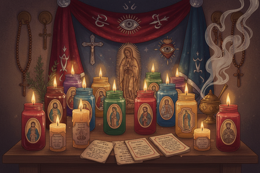 Seven-Day Candles Novenas Catholic Folk Magic Hoodoo