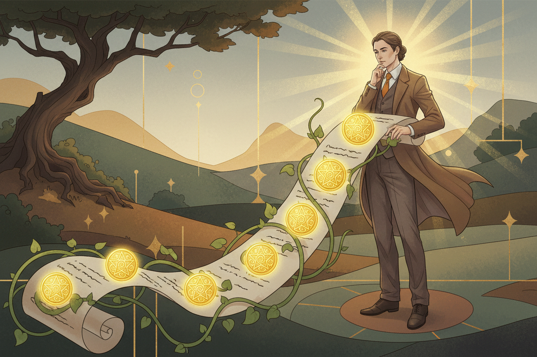 Seven of Pentacles in Love Readings: Long-Term Relationship Investment