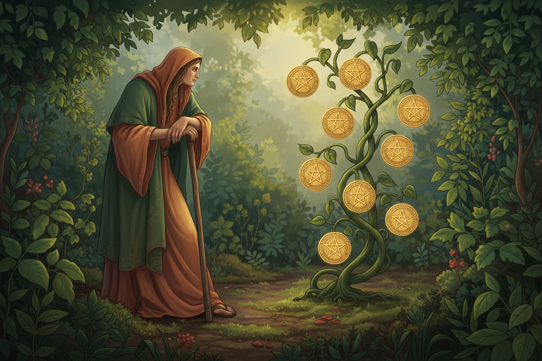 Seven of Pentacles: Complete Guide to Meaning & Symbolism