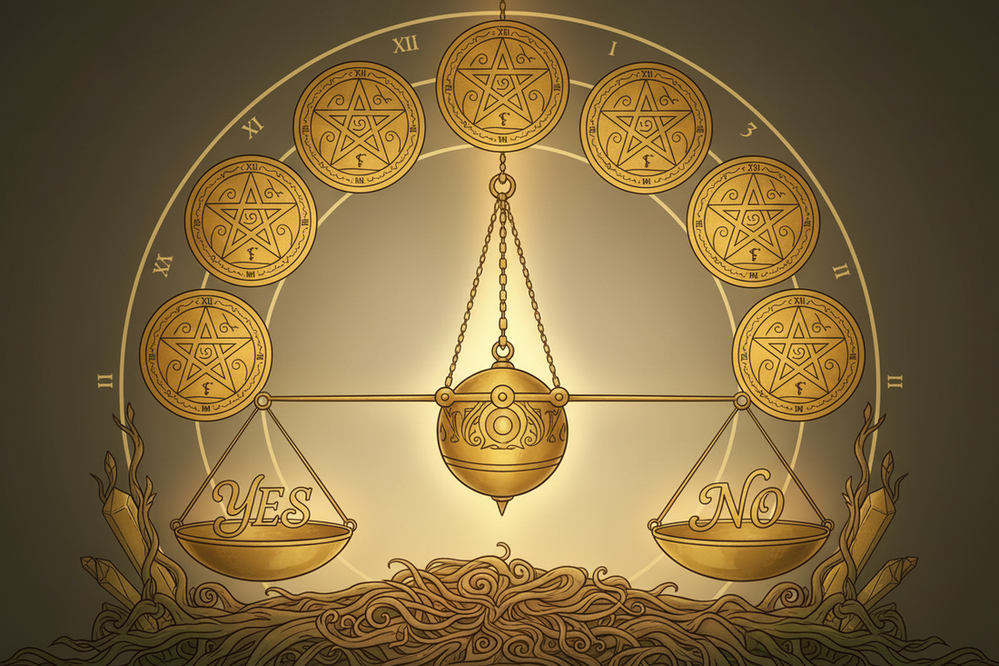 Seven of Pentacles Yes or No? (Plus Timing Predictions) - Nicole's ritual universe