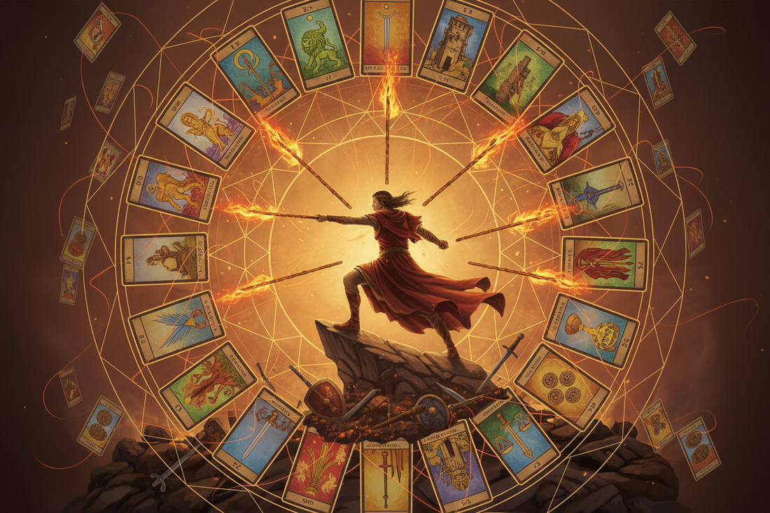 Seven of Wands Combinations: With Major & Minor Arcana - Nicole's ritual universe