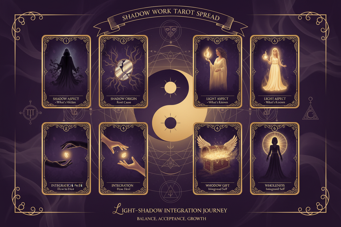 Shadow Work Spread: 6-Card Deep Dive - Nicole's ritual universe