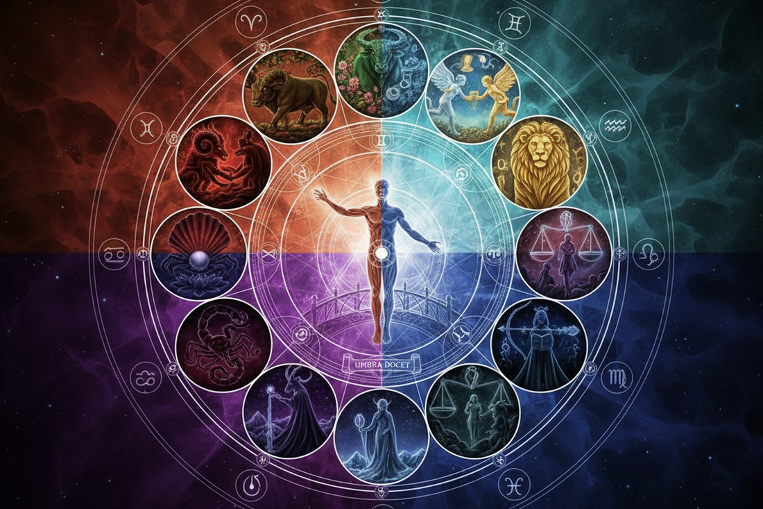 Shadow Work Through the Zodiac: 12 Signs, 12 Shadow Patterns