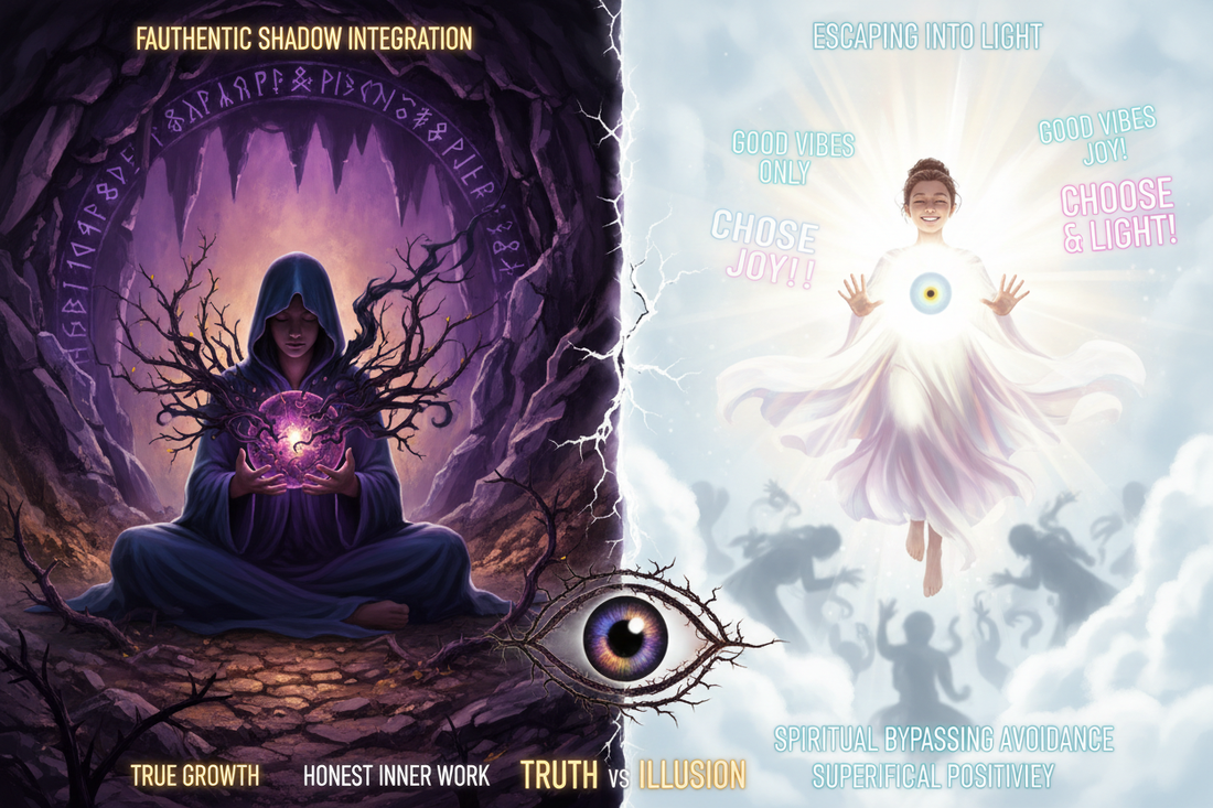 Shadow Work vs Spiritual Bypassing: Facing Truth - Nicole's ritual universe