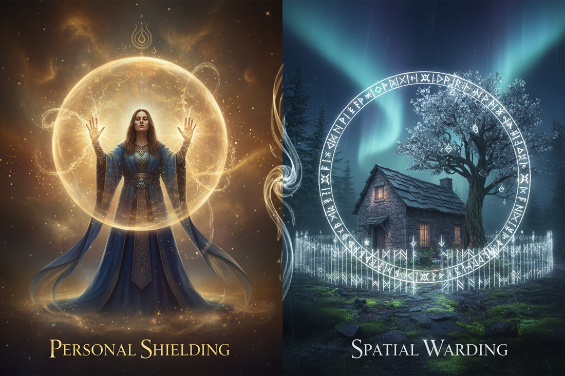 Shielding vs Warding: Personal vs Space - Nicole's ritual universe