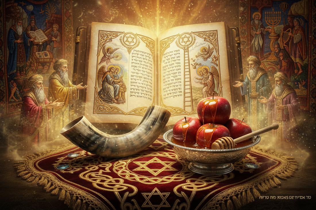 Rosh Hashanah Folklore: Shofar Legends, Apple and Honey, and Book of Life - Nicole's ritual universe