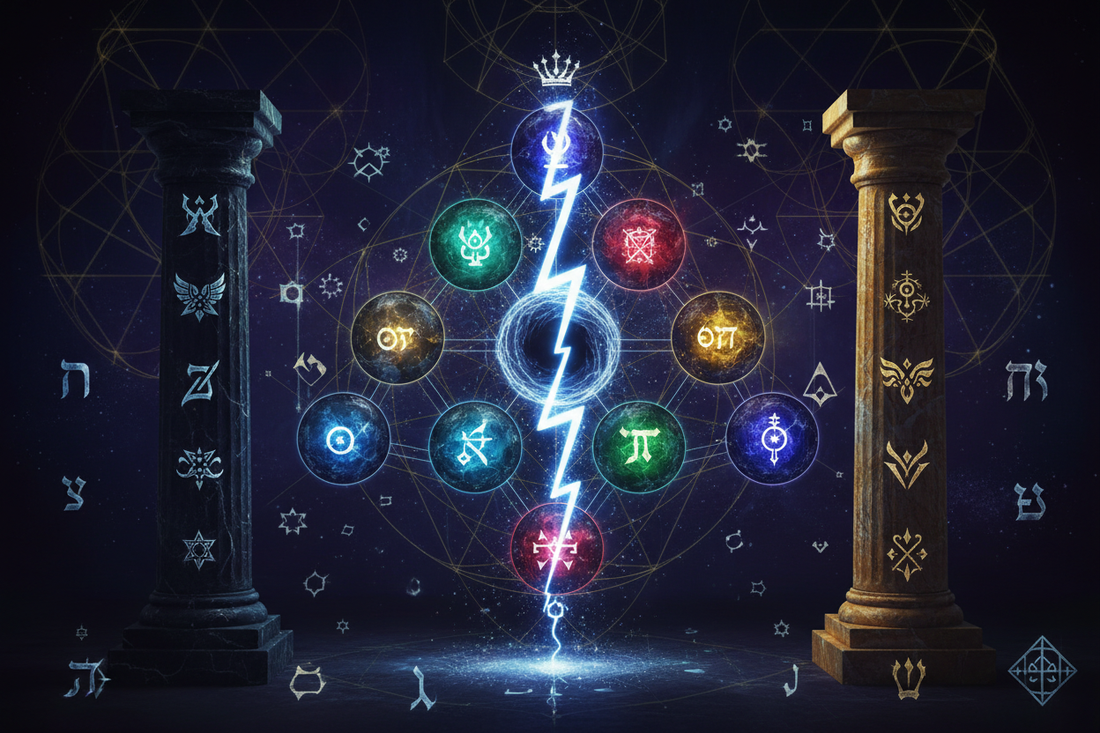 Pathworking Symbols Sigil Magic + Kabbalah: Tree of Life Pathworking | Reality Architecture ...