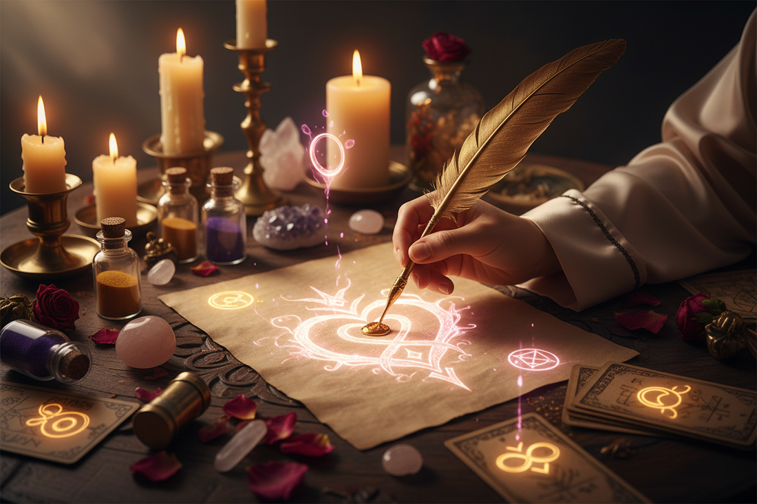 Sigil Magic for Love: Custom Symbol Creation - Nicole's ritual universe