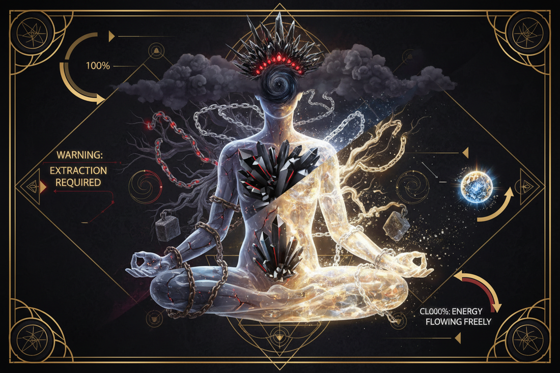 When to Use Crystal Drain (Signs You Need High-Frequency Extraction) - Nicole's ritual universe