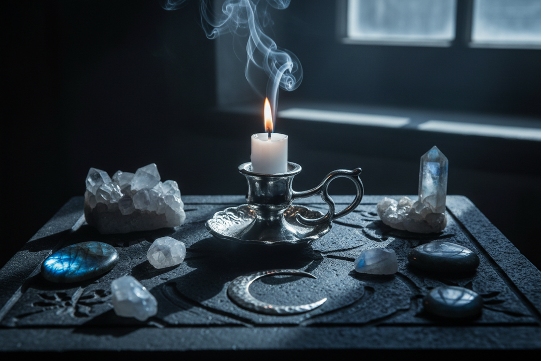 Silver Candle Magic: Lunar Power, Intuition & the Divine Feminine