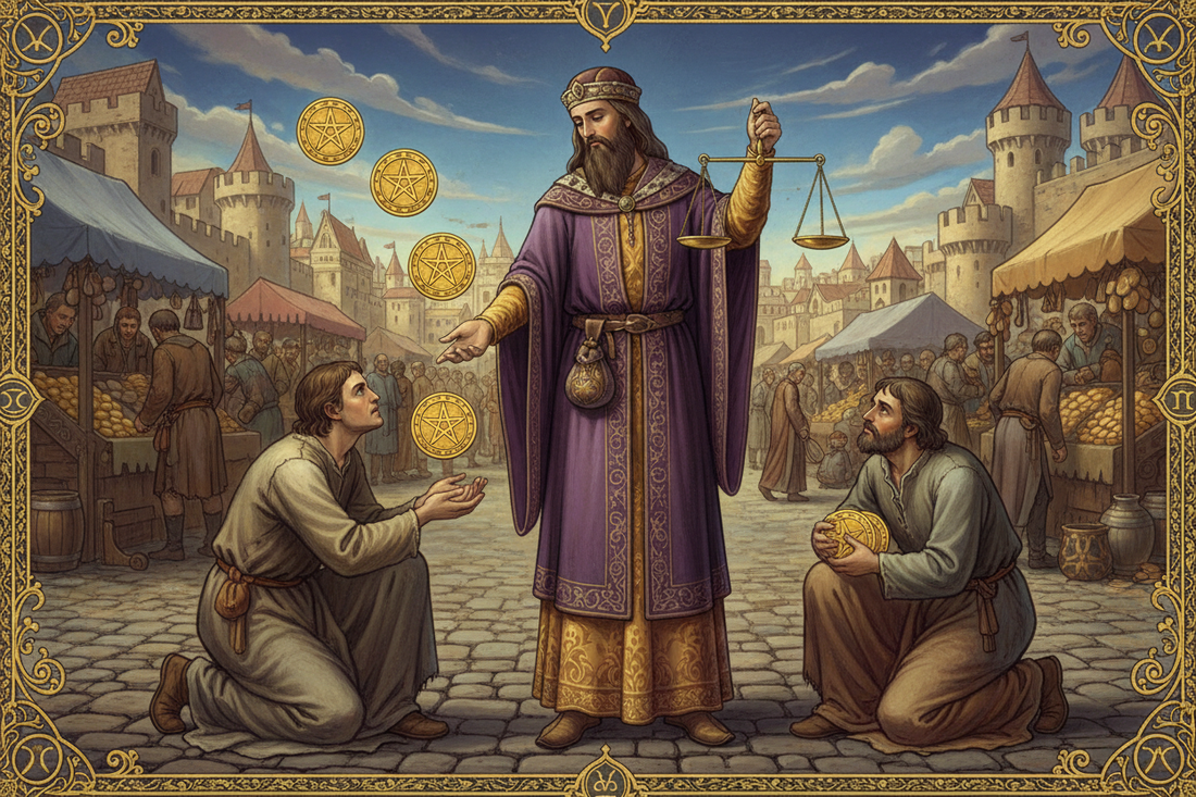 Six of Pentacles Tarot Card: Complete Guide to Meaning & Symbolism - Nicole's ritual universe