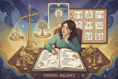 Six of Pentacles Journal Prompts: 15 Questions for Self-Discovery