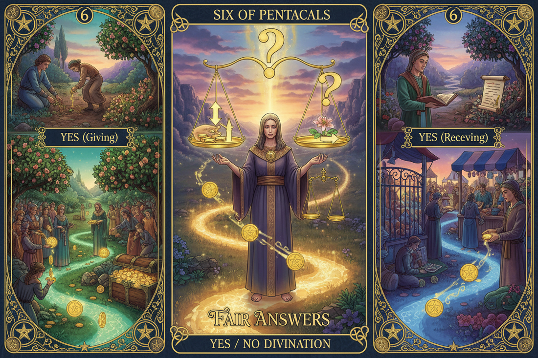 Six of Pentacles Yes or No? (Plus Timing Predictions) - Nicole's ritual universe