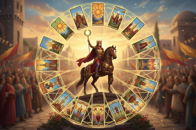 Six of Wands Combinations: With Major & Minor Arcana