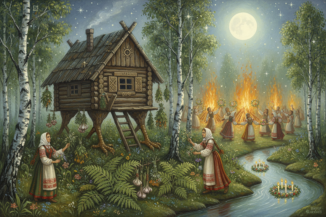 Slavic Herbal Magic: Baba Yaga's Garden and Kupala Night Herbs - Ancient Eastern European Plant Wisdom - Nicole's ritual universe