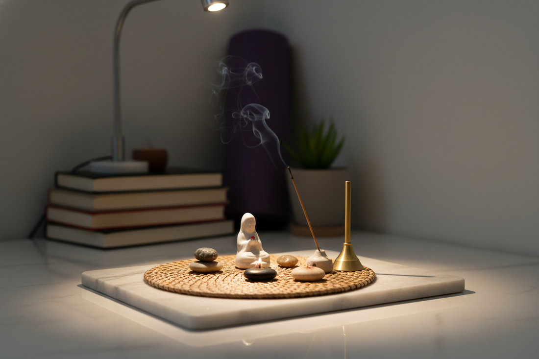 Altar in Studio Apartment: Creative Small Space Sacred Solutions - Nicole's ritual universe