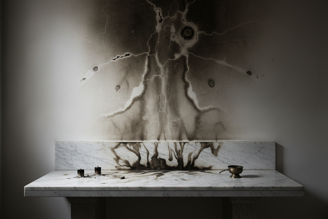 Smoke Stain Above Altar: How to Clean & Prevent Incense Ceiling Damage