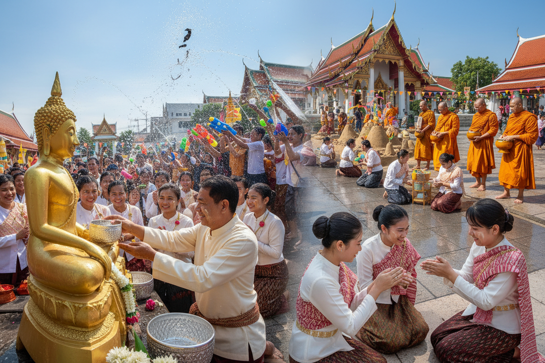 Songkran: Thai Water Festival - Water Blessings, Buddha Bathing, and New Year Purification - Nicole's ritual universe