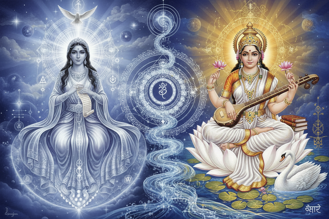 Sophia + Saraswati: Hindu Wisdom - Nicole's ritual universe