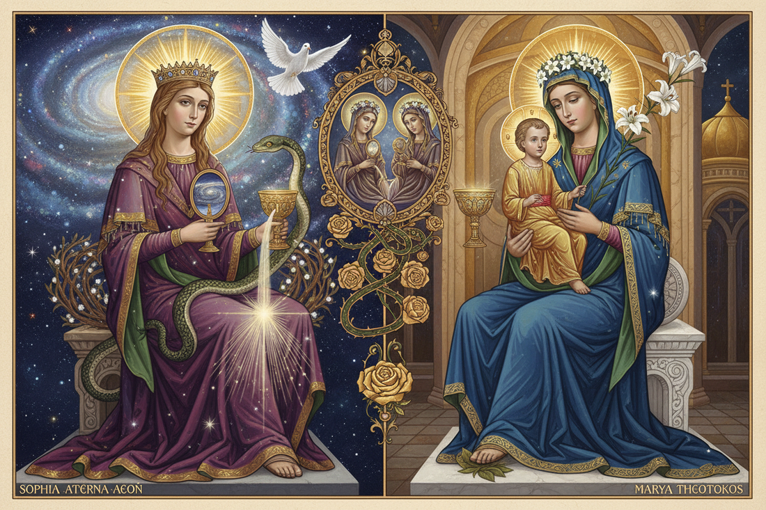 Sophia vs Mary: Divine Feminine in Christianity - Nicole's ritual universe