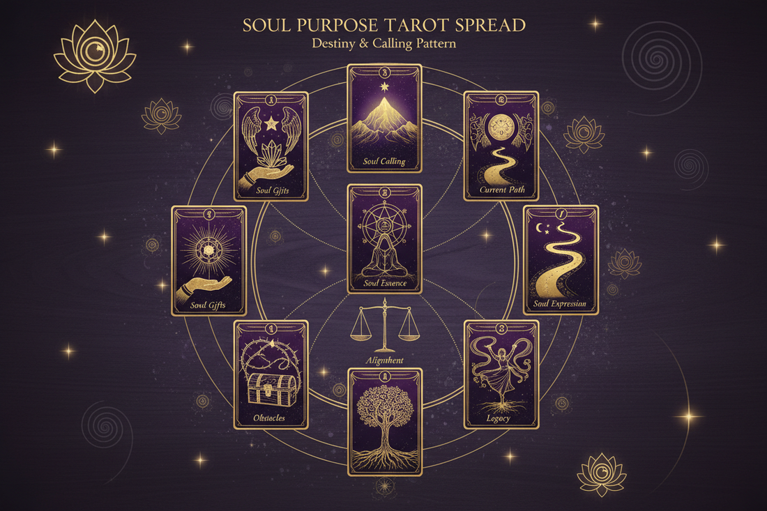 Soul Purpose Tarot Spread - Nicole's ritual universe