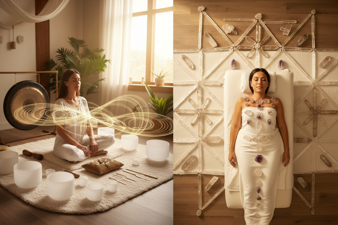 Sound Healing vs Crystal Healing: Which Vibrational Therapy is Right for You? - Nicole's ritual universe