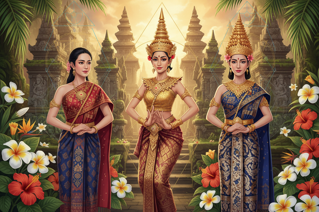 Southeast Asian Temple Dress: Thai, Khmer, and Balinese Sacred Clothing - Nicole's ritual universe