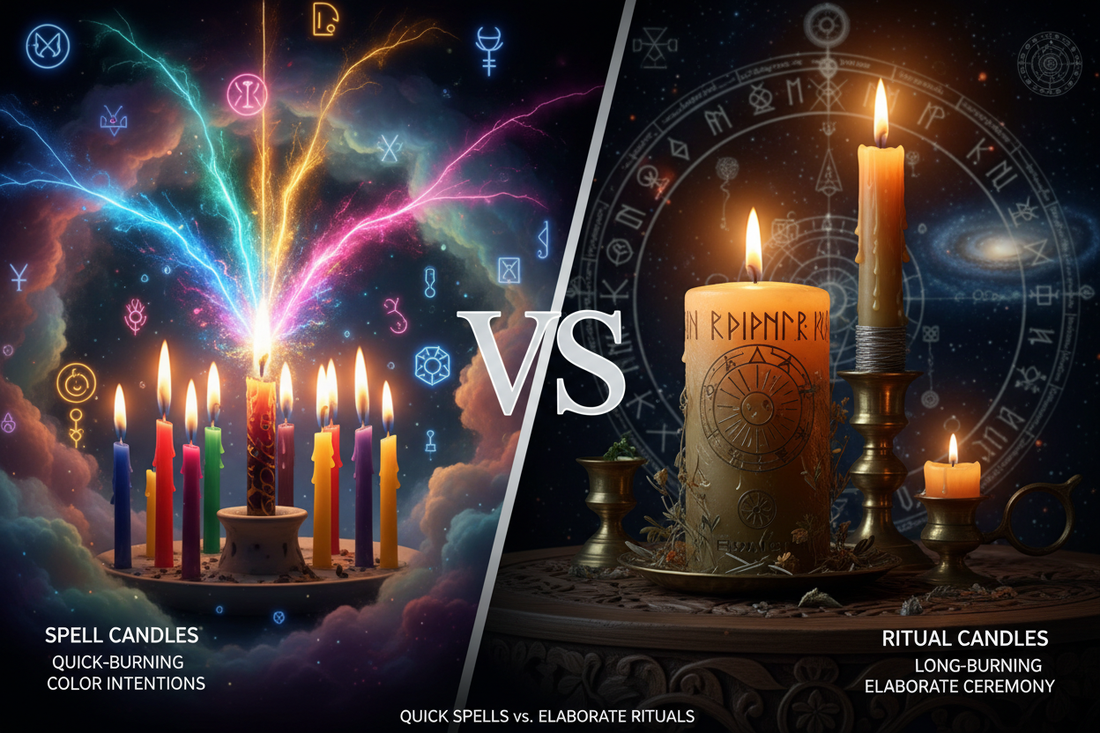 Spell Candles vs Ritual Candles: Complete Candle Magic Guide – Nicole's ...