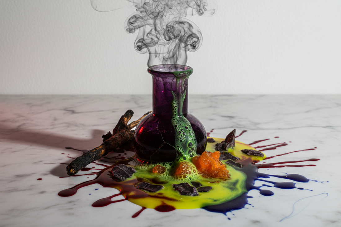 Spell Ingredients Bubbling: Dangerous Reactions & Unsafe Combinations - Nicole's ritual universe