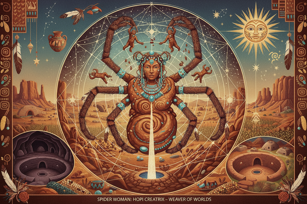 Spideriny Ritual Spider Woman: Hopi Creatrix | Earth Mothers Complete – Nicole's ritual ...