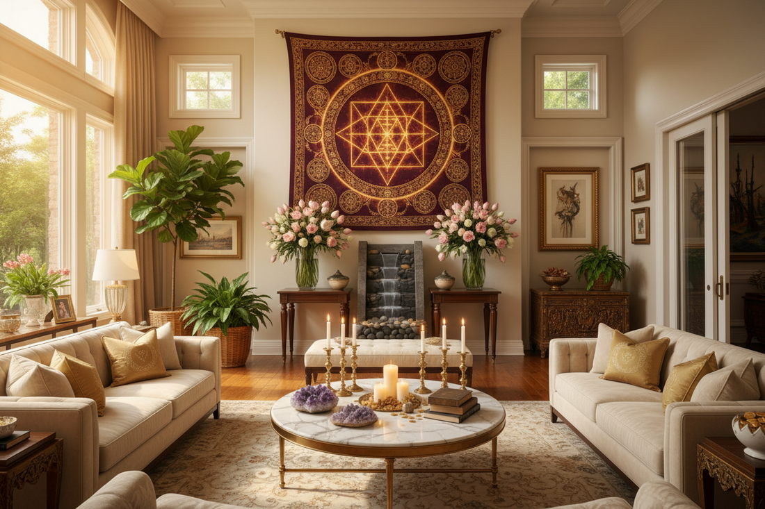 Sri Yantra in Your Home: Abundance Placement
