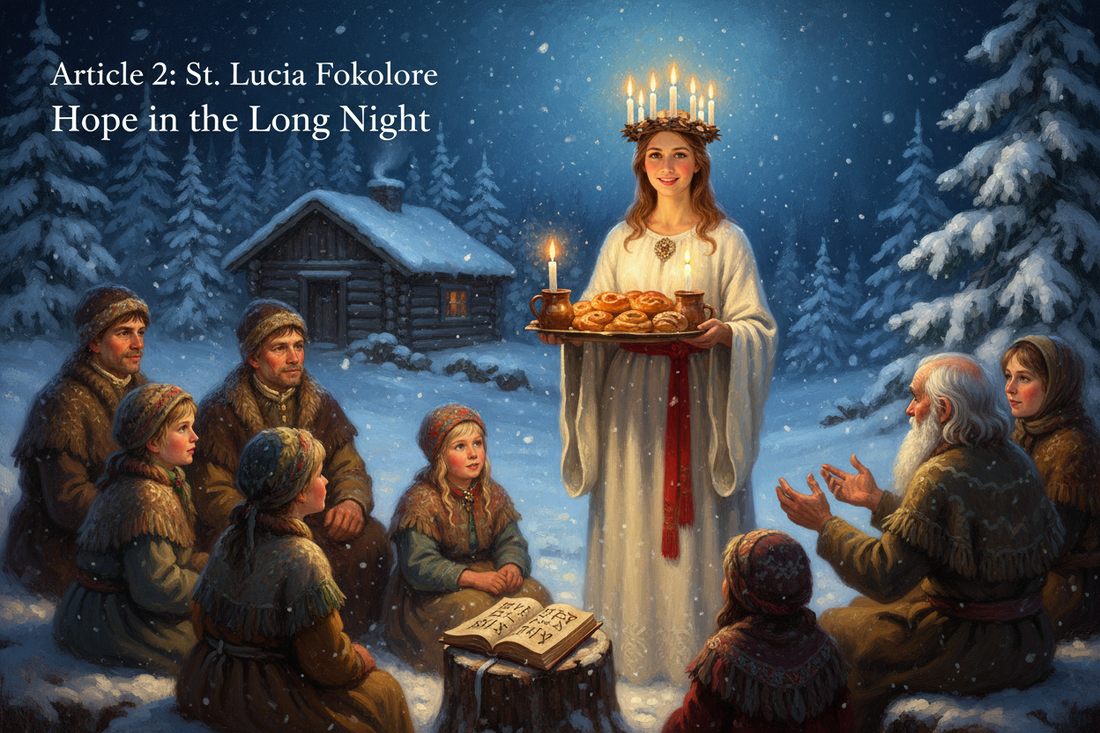St. Lucia Folklore: Light Maiden Legends, Candle Crown, and Winter Light