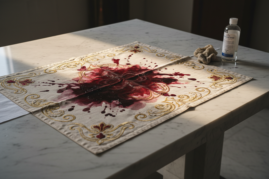 Wine Stain Altar Cloth: How to Clean & Remove Altar Cloth Stains - Nicole's ritual universe