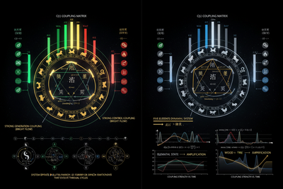 Stems, Branches & Five Elements as Temporal-Elemental Dynamics