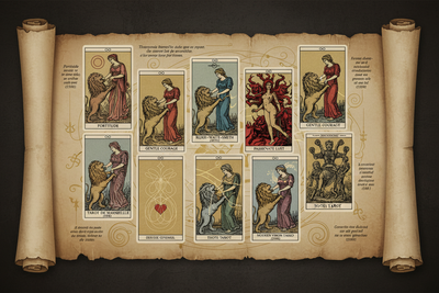 Strength Tarot Art History: Symbolism Across Decks