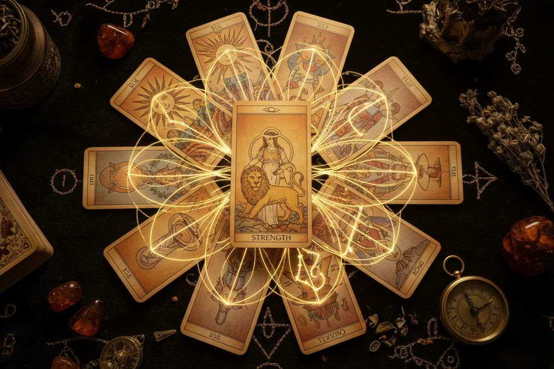 Strength + Other Cards: 78 Combination Meanings - Nicole's ritual universe