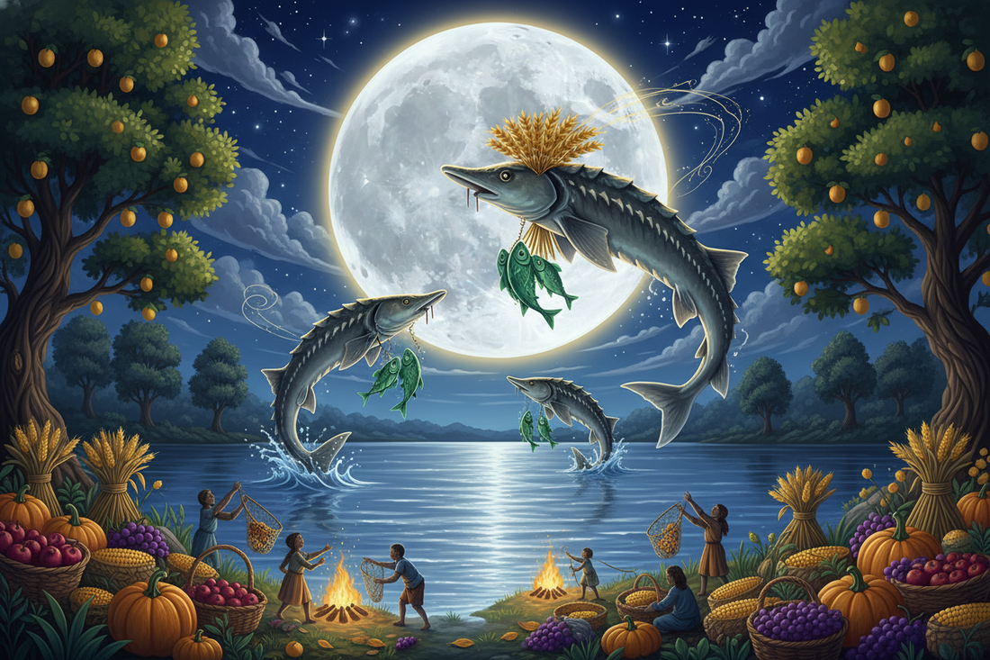 Sturgeon Moon Harvest: August Full Moon Gathering and Abundance