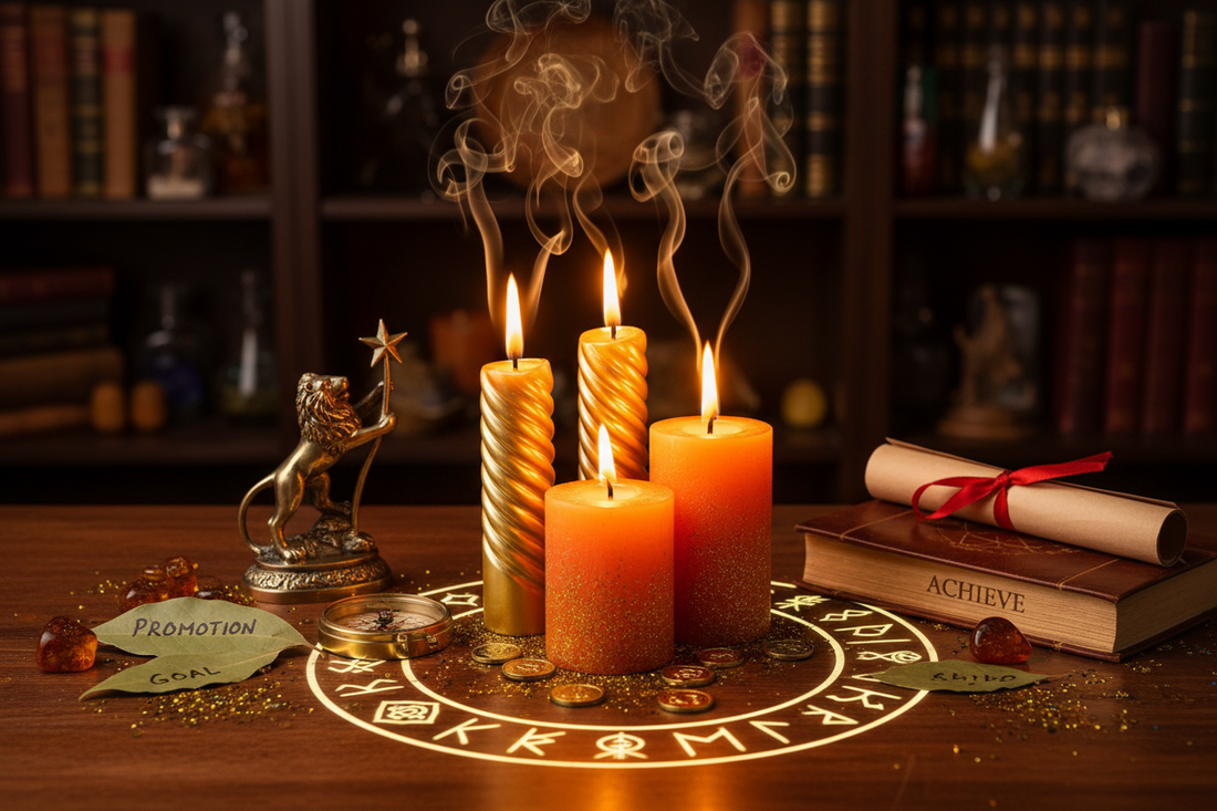 Candle Spells for Success: Career and Goals - Nicole's ritual universe