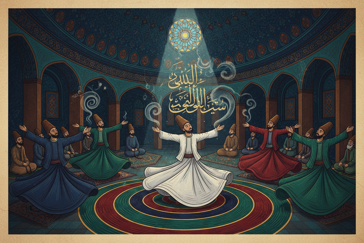 Sufi Meditation Dhikr Whirling Remembrance God – Nicole's ritual universe